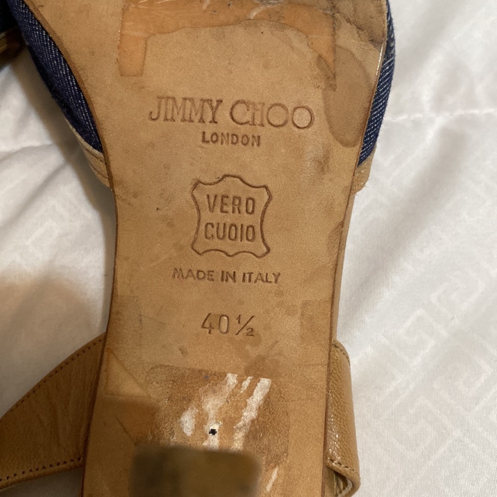 🔥 🔥 🔥 denim Jimmy Choo Heels - Picture 9 of 12